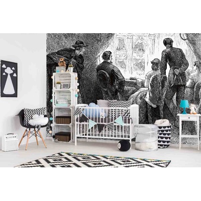 DIMEX ART Самозалепваща се флизелинова фототапета убийството на линкълн 375 x 250 см