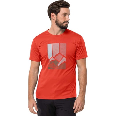 Jack Wolfskin Тениска peak graphic t m