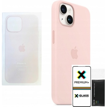 Apple Silicone Case s MagSafe pro iPhone 14 - křídově růžový MPRX3ZM/A