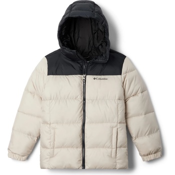 Columbia Детско синтетично яке Columbia Kid's Puffect Hooded Jacket Synthetic jacket - Dark Stone / Black - размер 8 Years (703-4651-0213)