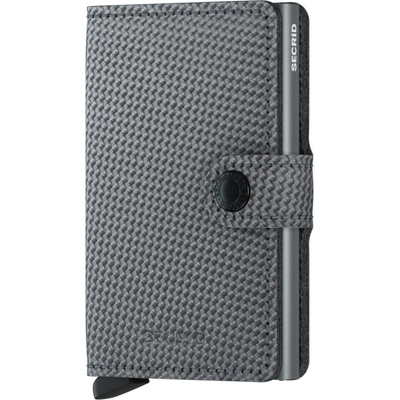 Secrid Kožené pouzdro na karty Miniwallet Carbon Cool Grey šedé – Zboží Mobilmania