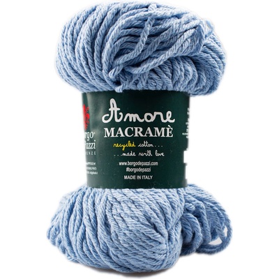 Borgo de' Pazzi Amore Cotton Macrame 65 Světle modrá
