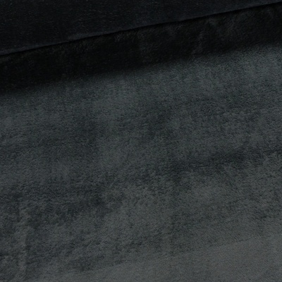 Brilltex Plyš / mikroplyš 014, oboustranný, jednobarevná tmavě šedá, š.150cm (látka v metráži)