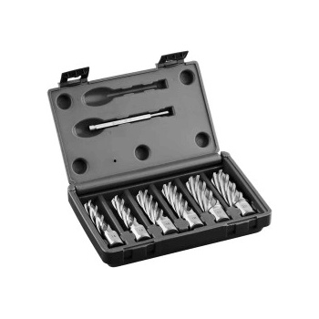 Euroboor Боркорони Ø 14, 18 и 22 hss, комплект 6+1, hcl. kit (hcl.kit)