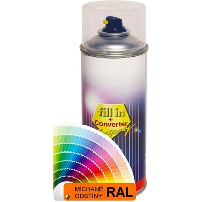 Základní a vrchní Polyuretanová barva ve spreji 2V1 - LESK 400ml - RAL 8003 antuková hnědá