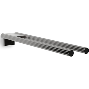 DECOR WALTHER Закачалка на релса за кърпи Of Line вертикални 46 см кафява (0670590)