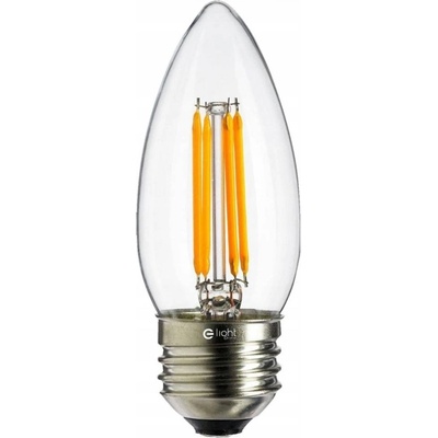 Eko-Light Dekoračná LED žiarovka E27 teplá 2700K 4W 520 lm sviečka
