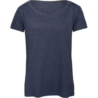 B&C Dámské triko TW056 Heather Navy