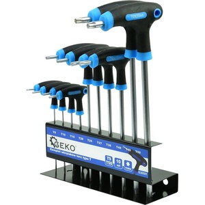 GEKO Комплект ключове torx тип t, 10 бр. g30591 (g30591)