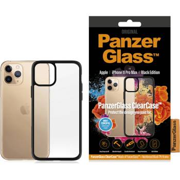 Panzer Гръб PanzerGlass за IPhone 11 Pro Max 6.5 ClearCase - Черна рамка, 117019