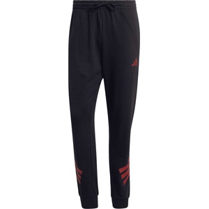 adidas M ft 3 stripes pants черно, червено l (ks3021)