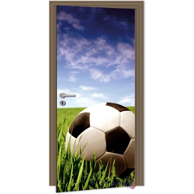Dimex D-026 samolepící fototapeta na dveře SOCCER BALL rozměry 95 x 210 cm