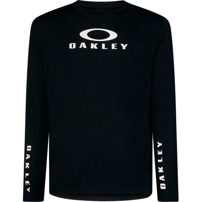 Oakley Мъжка фланелка с дълъг ръкав за колоездене Oakley Seeker Flow L/S Jersey Cycling jersey - Blackout - размер M (056-3981-0212)