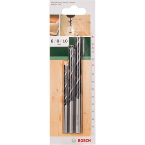Bosch КОМПЛЕКТ СВРЕДЛА ЗА ДЪРВО bosch 3 БРОЯ (3165140384230)