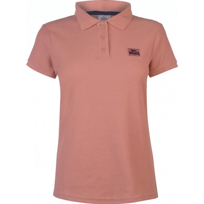 Lonsdale Lion Polo Shirt Ladies Pink