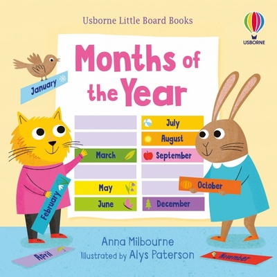 Usborne Little Board Books Months of the Year