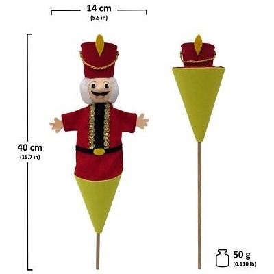 MÚ Brno kornoutový maňásek Louskáček 40 cm