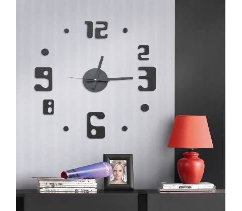 G21 Samolepiace hodiny Eccentric Style