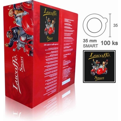 Lucaffe BLACK SMART POD 100 ks