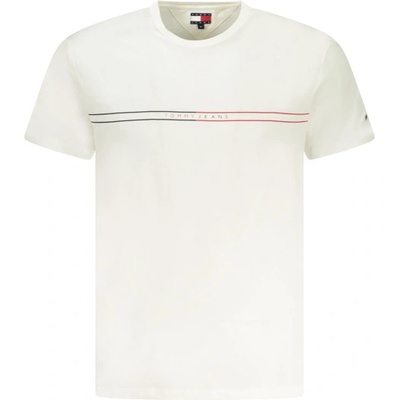 Tommy Hilfiger Тениска с къс ръкав за мъже tommy hilfiger, Размер xl, Цвят Бял (dm0dm20779_biybl)