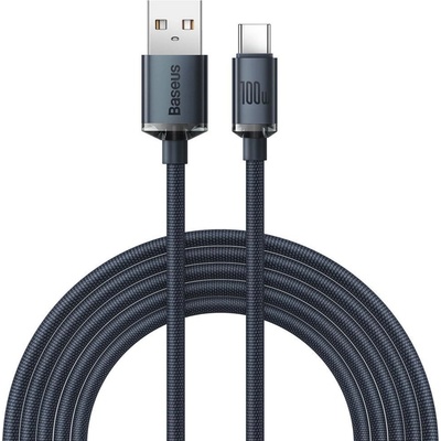 Baseus CAJY000501 USB na typ C, 100W, 2m, černý