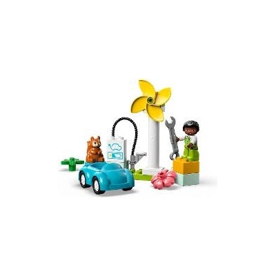 LEGO® Duplo 10985 Veterná turbína a elektromobil
