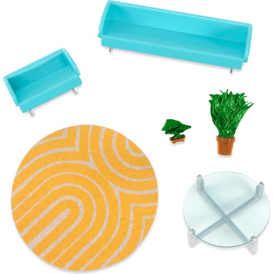 Lori Dolls Комплект мини мебели Lori Dolls - Хол за кукли (LO37031Z)