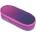 Herlitz Ученически несесер празен, твърд, 1 цип, овална форма, Dip Dye Pink/Purple - Herlitz