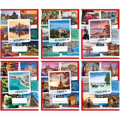 Nebulo Тетрадка карирана NEBULO A/4 32 листа 87-32 Country-City 12 листа NR-OVM-A4 (NR-OVM-A4)