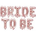 PartyDeco Фолиев балон - Bride to Be