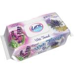 Lara Мокри кърпи с капак Lara Baby Soft - Лавандула, 100 броя (54084) - ozone