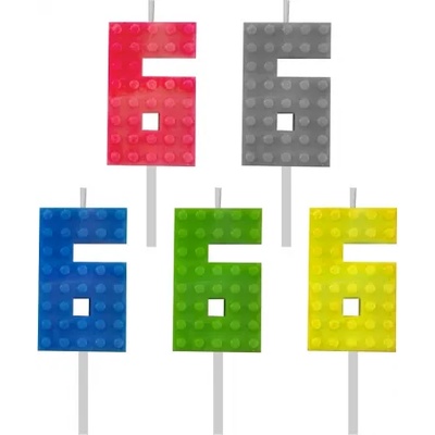 Godan Свещ за рожден ден Лего - 6