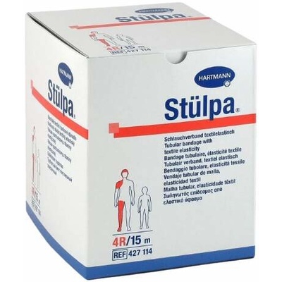 STŰLPA Obväz pletený hadicový veľkosť 4r 10 cm x 15 m hlava dolné končatiny podpazušie 1 ks