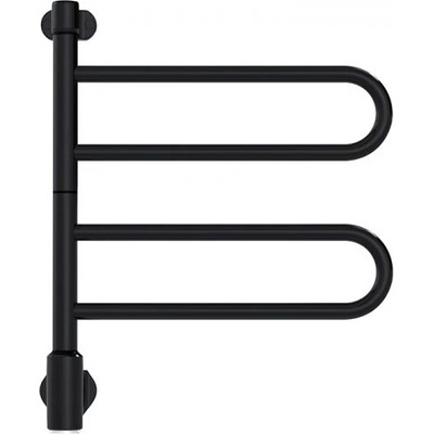 PAX Електрическа лира за кърпи Pax Flex U 2/450, 28W с таймер Momento II - черна (26-1032)