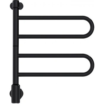 PAX Електрическа лира за кърпи Pax Flex U 2/450, 28W с таймер Momento II - черна (26-1030)