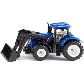 Image 1 of SIKU Метална играчка Siku - Трактор с предна лопата New Holland, син (1396)