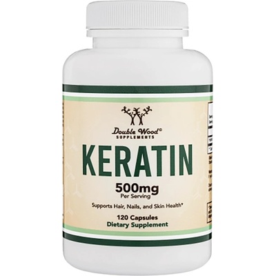 Double Wood Supplements Keratin 500 mg [120 капсули]