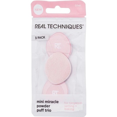 Real Techniques Miracle Mini hubka na púder mini 3 ks