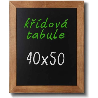 A-Z Reklama CZ CHBLB40x50 Woodboard nástěnná dřevěná křídová tabule světle hnědý lak 40 x 50 cm