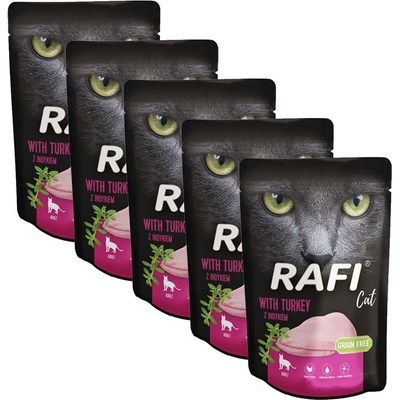 Rafi Cat Adult Paté with Turkey 5 x 100 g