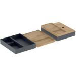 Geberit - Комплект от 4 органайзера за чекмедже, черен/бамбук 502.351. 00.1 (502.351.00.1)