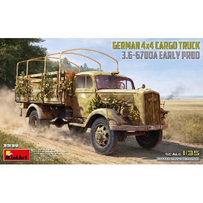 MiniArt German 3t 4x4 Cargo Truck 3.6 6700A Early 1:35