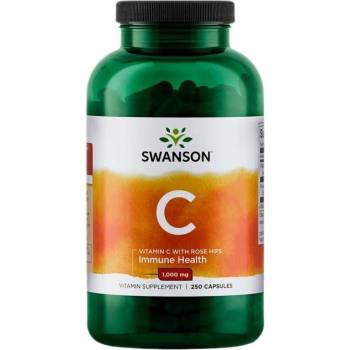 Image 1 of Swanson Vitamin C with Rose Hips 1000 mg [250 капсули]