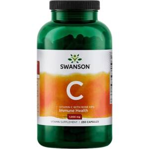 Swanson Vitamin C with Rose Hips 1000 mg [250 капсули]