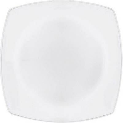 Bianco 26,6x26,6 cm mělký ECLISSI silný bílý opál.sklo