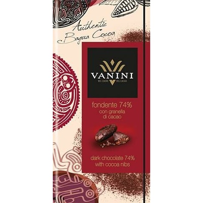Vanini hořká 74% s kousky kakaových bobů 100 g