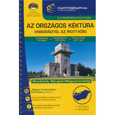atlas turistický Dunantul Nyugat-Magyarorszag 1:40 t.