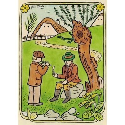 Pohlednice Velikonoce 5 (J. Lada)