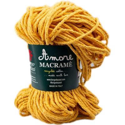 Borgo de' Pazzi Amore Cotton Macrame 69 Hořčicová