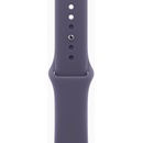 Apple Watch Series 11 (46mm) Stříbrný hliník s mlžně fialovým sportovním řemínkem S/M MEV94MP/A